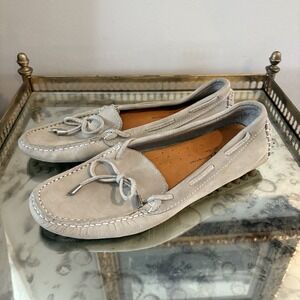 Mercanti Fiorentini Shoes Mens Size 9 Gray Suede Driving Moccasin Loafers Casual